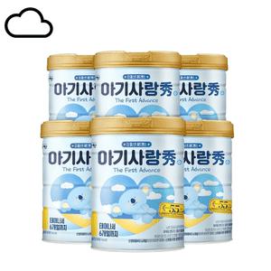 남양 아기사랑 수 어드밴스 분유 750g 6개 1단계