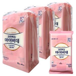 크리넥스 마이비데 밸런스케어 휴대용 10매 x12개 화장실용 비데물티슈