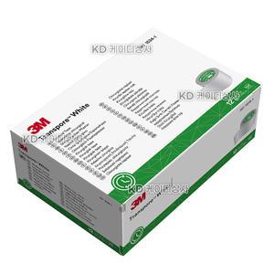 3M 트랜스포 화이트 1534-1 의료용 테이프 1인치 12롤입