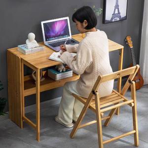 접이식 대나무 원목 책상 테이블 데스크 1000