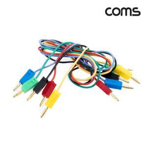 [XBI187JM]바나나 플러그 케이블 소형 5EA 전산용품