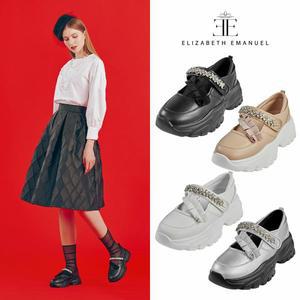 [신세계라이브쇼핑]엘리자베스 엠마뉴엘 플리츠 쥬얼 메리제인