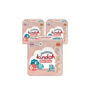 [킨도] 프리미엄 기저귀 오슬림 가디언즈 팬츠  6단계 점보 22매x3팩