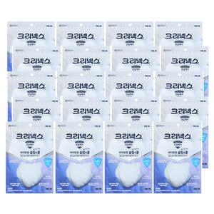 크리넥스 라이트핏 슬림앤쿨 KF-AD 비말차단 마스크 대형 흰색 3매입 X 20개