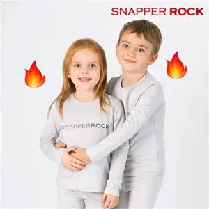 [보리보리/스몰리]국내생산유아아동발열내의세트에어로웜히트-라이트그레이