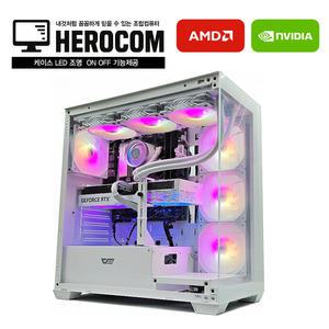 영웅컴퓨터 울트라게이밍 플러스 001 (7800X3D B650M 32G D5 NVME 1TB RTX5070 조립컴퓨터 본체 PC
