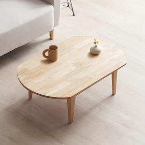 [에보니아] 뉴테라 원목 거실 테이블 950 / 좌식 티 쇼파 테이블