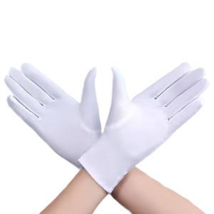 무지 스판 장갑 예식 행사 운전 공연 안내 유니폼 스태프 얇은 고탄성 흰색 검정 베이지