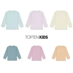 [롯데백화점]탑텐키즈 MKD5TS3901 아동) 에센셜 USA코튼 베이직 9부 티셔츠