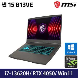 T) 씬 15 B13VE 윈11 (32GB 램) + 마우스, 키스킨