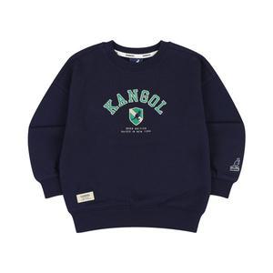 [캉골키즈](센텀시티점)바시티 그래픽 스 셔츠 QD 0002 네이비 (AQDCRT00020NV)