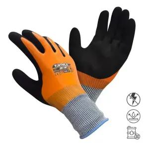 카멜로 코팅 작업 장갑 방유 니트릴 방수장갑 007-WP