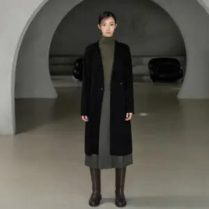 [런칭가 149000원]J BY 라쿤블렌드 울 니트 맥시 롱코트