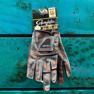 Gamakatsu 남성용 낚시 장갑 미끄럼 방지 여름 태양 보호 장갑 통기성 3 손가락 컷 플라이 낚시 액세서리