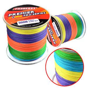 프로베로스 PRO 5색 4합사 300M 바다 루어 PE 라인 원줄 낚시줄 0.8 1호 3호