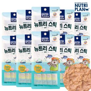 동원 뉴트리플랜 뉴트리스틱 참치 56g 4p x 10개 고양이 츄르 동원참치