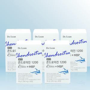 닥터린 콘드로이친 1200 콘레이티 + MBP 1200mg x 30정 x 5개 / IBY
