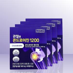 주영엔에스 관절엔 콘드로이친 1200 900mg x 60정 x 4개 / IBY