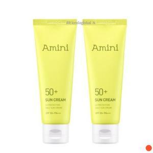 아미니 데일리 저자극 수분 콜라겐 선크림 50ml 2개