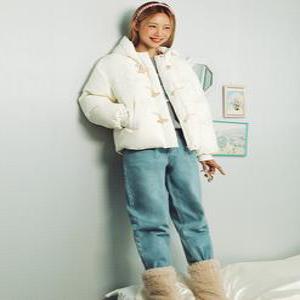 [플라스틱아일랜드]후드 더플 패딩 점퍼 PP4PZ066