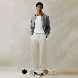 [지오다노] 114950 언브러시드 테리 스트레이트 팬츠