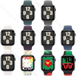 Apple Watch SE 2세대 GPS 44mm 미드나이트 알루미늄 케이스/(스포츠 밴드 색상 선택 가능)