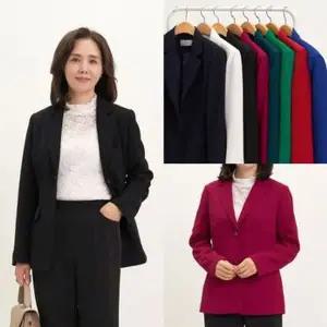 [NS홈쇼핑]마미소 기본 정장 자켓 국내생산 베이직 하객 모임 엄마 할머니 빅사이즈 40 60 마담 중년..