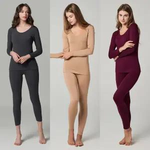 [국내생산] 아날도바시니 모달웜 동내의 6종 (여성용 3세트)