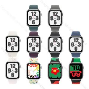 Apple Watch SE 2세대 GPS 40mm 실버 알루미늄 케이스/(스포츠 밴드 색상 선택 가능)