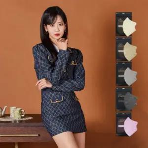 더맑은 참 황사 Kf94 새부리형 마스크 컬러 8종 대형 200매