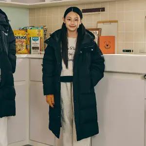 [행텐주니어]행텐틴즈 여아 후드 롱 다운 패딩점퍼_100(14490-113-803-49)