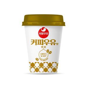 서울우유 커피우유 원컵  25gx20개 달콤 따끈함 맛나고 편리한 등산 공부 소풍간식 라떼[ 믹스커피