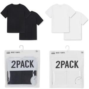 [탑텐키즈](하남점)25년 SS 공용) 에센셜 코튼 반팔티 (2PACK) MKF5TS3901