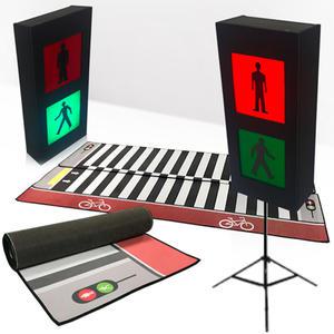 [태양] 교통 안전교육용 신호등 횡단보도 세트2