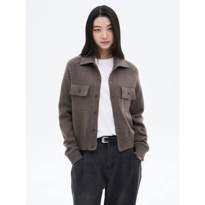 [에잇세컨즈] 플랩 포켓 가디건 - 브라운 (12515AMQ6D)