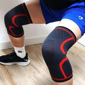 무릎보호대 1P L 쿠션 밴드 무릎 레드 운동 통기 (WFFPW40)