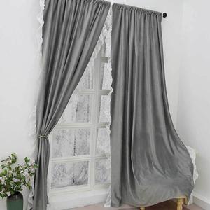 [BZJKRSBD_4B]그레이 암막 커튼 봉커튼 아이방커튼