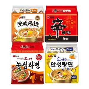 안농순신(안성탕면5입+농심라면4입+순하군 안성5입+신라면5입)