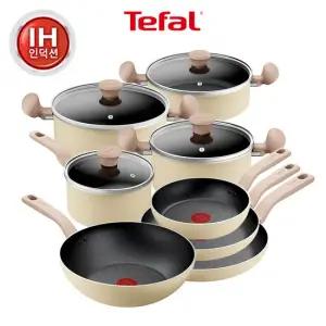 테팔 인덕션 데이지 팬냄비 8종 풀세트(편수18+양수20/24+전골24+팬20/24/28+웍28)