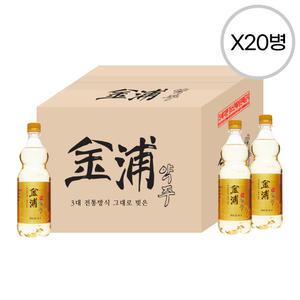 [품질보장] 김포 탁주 약주 11도 750ml x20병 박스상품 캠핑 모임 대용량 김포 금쌀 차례주