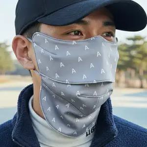 (국산) 동계 자외선차단 골프 기모 방한마스크- 겨울 안면 얼굻햇빛가리개 스포츠 파크골프 자전거 스포츠 러닝 마스크