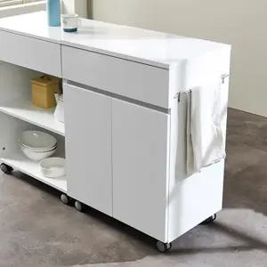 아일랜드 하부수납장 도어 이동조리대 홈바장 그릇장 600 주방서랍장 다용도장