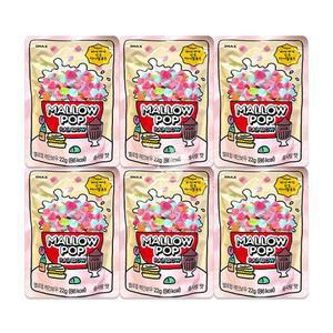 동결건조 마시멜로 멜로팝 레인보우 22g 6개 동결건조마시멜로 마쉬멜로우 마시멜로우