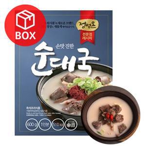 초원식품 정성온 순대국 600g 1박스 25개입