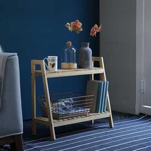 [베스트리빙]사다리 2단 원목선반