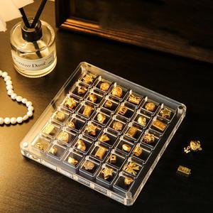 콩알금케이스 땅콩금 순금콩 수집 보관함 쥬얼리 비즈 파츠 아크릴 투명 커버 케이스 정리함