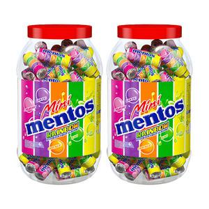 멘토스 미니 뉴레인보우 1000g  100입, 2개