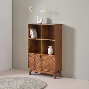 [오크빌]바움원목책장3단800