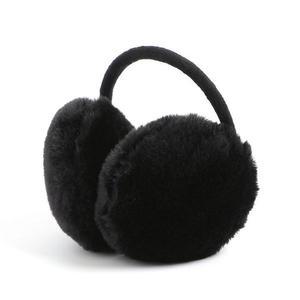 Jdm 귀마개 겨울용 몽실몽실 방한 블랙 털귀마개