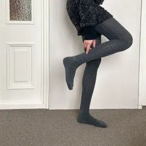 [퍼니걸스] 8406 꽈배기 면 타이즈 팬티 스타킹 여성 골지 니트 유발 스타킹 여성의류_P374323826